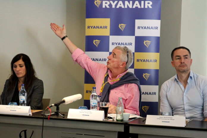 Michael O'Leary anuncia redução de voos em Portugal