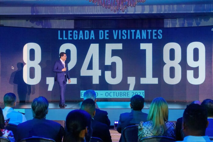 República Dominicana recebeu 8,24 milhões de turistas não residentes