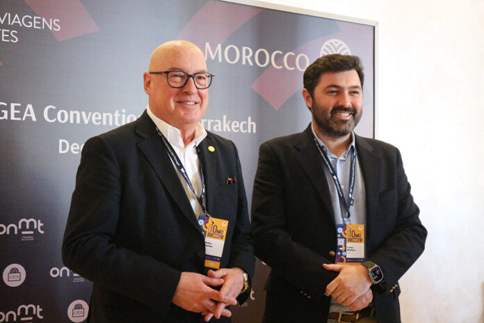 Pedro Gordon e Carlos Baptista na 19ª Convenção da GEA em Marraquexe
