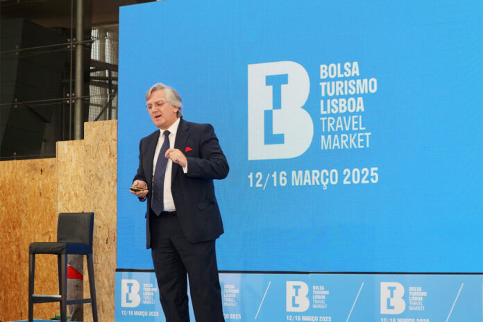 Pedro Braga no lançamento da BTL 2025