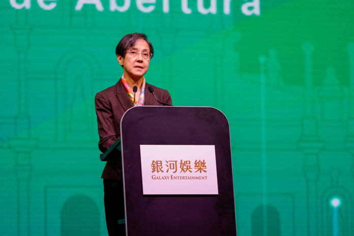 Maria Helena de Senna Fernandes, directora dos Serviços de Turismo de Macau