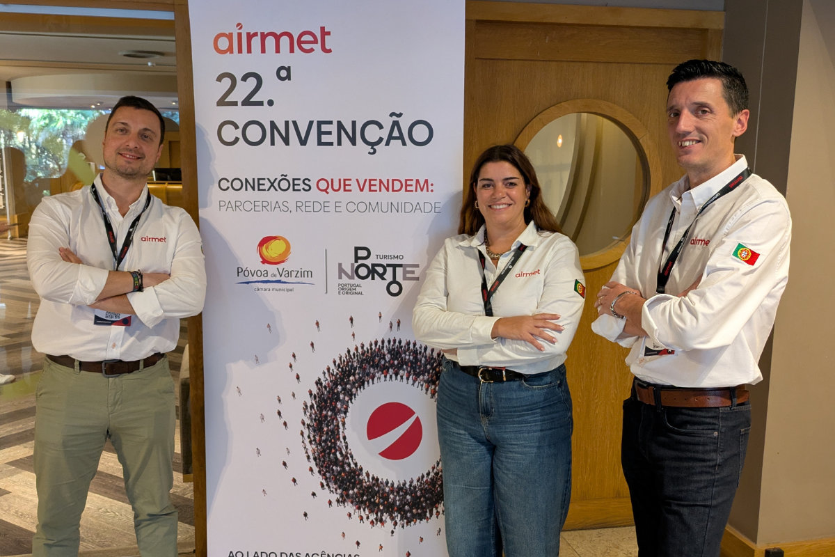 Alexandre Pais, Susana Fonseca e Filipe Machado na Convenção da Airmet