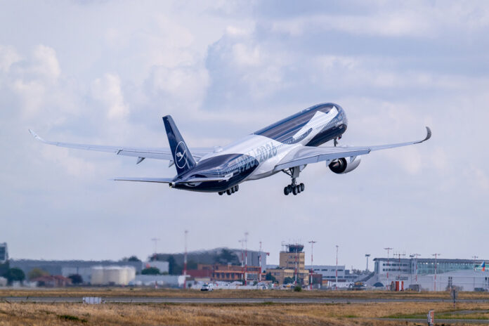 Avião Airbus A350-1000 da Lufthansa